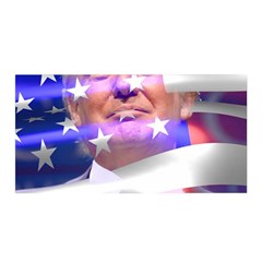 Donald Trump Flag Satin Wrap 35  X 70 