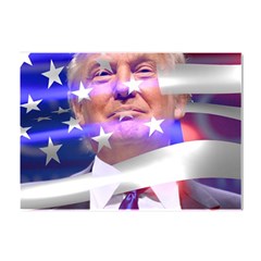 Donald Trump Flag Crystal Sticker (a4) by vintagetrump