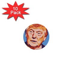 Orange Donald Trump 1  Mini Buttons (10 Pack) 