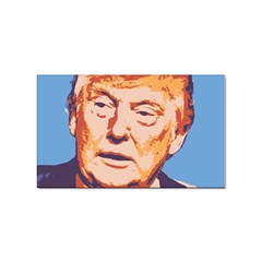 Orange Donald Trump Sticker (rectangular) by vintagetrump