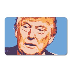 Orange Donald Trump Magnet (rectangular) by vintagetrump