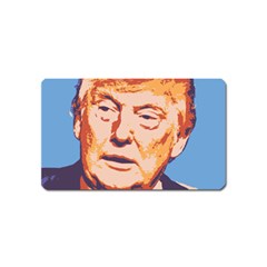 Orange Donald Trump Magnet (name Card) by vintagetrump