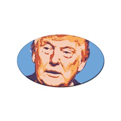 Orange Donald Trump Sticker Oval (10 Pack) by vintagetrump