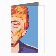 Orange Donald Trump Greeting Cards (pkg Of 8)