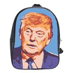 Orange Donald Trump School Bag (large) by vintagetrump