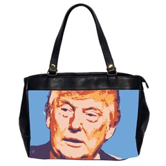 Orange Donald Trump Oversize Office Handbag (2 Sides) by vintagetrump