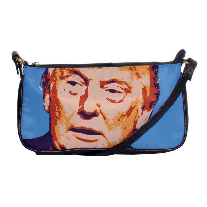 Orange Donald Trump Shoulder Clutch Bag