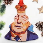 Orange Donald Trump Ornament (Christmas Tree)  Front