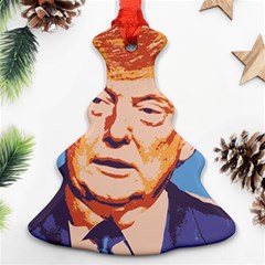 Orange Donald Trump Christmas Tree Ornament (two Sides) by vintagetrump