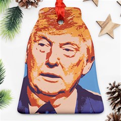 Orange Donald Trump Bell Ornament (two Sides)