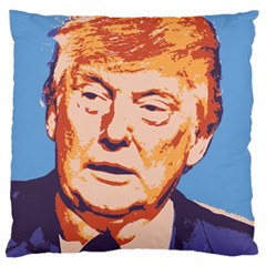 Orange Donald Trump Large Cushion Case (two Sides) by vintagetrump