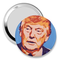 Orange Donald Trump 3  Handbag Mirrors