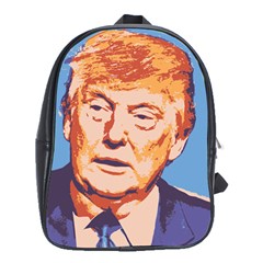 Orange Donald Trump School Bag (xl) by vintagetrump