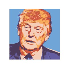 Orange Donald Trump Square Satin Scarf (30  X 30 )