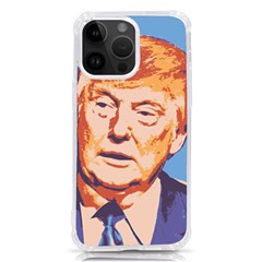 Orange Donald Trump Iphone 14 Pro Max Tpu Uv Print Case by vintagetrump