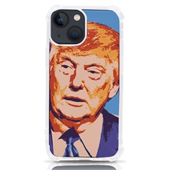 Orange Donald Trump Iphone 13 Mini Tpu Uv Print Case by vintagetrump