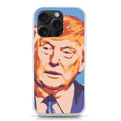 Orange Donald Trump Iphone 15 Pro Tpu Uv Print Case by vintagetrump