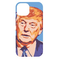 Orange Donald Trump Iphone 15 Black Uv Print Pc Hardshell Case