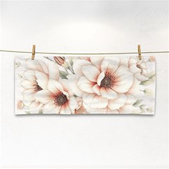 Floral Design Hand Towel