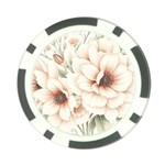 Floral Design Poker Chip Card Guard (10 pack) Front