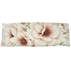 Floral Design 21 x60  Body Pillow Case Dakimakura (two Sides)