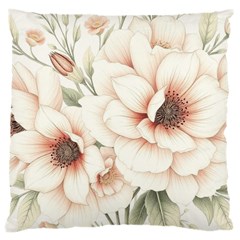 Floral Design Large Cushion Case (one Side)