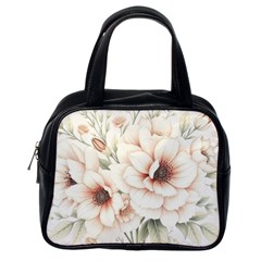 Floral Design 02 Classic Handbag (one Side)