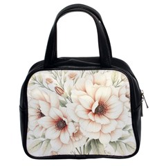 Floral Design 02 Classic Handbag (two Sides)