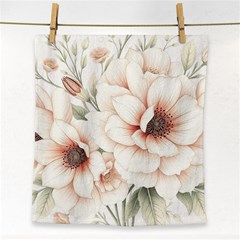 Floral Design 02 Face Towel