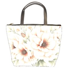 Floral Design 02 Bucket Bag