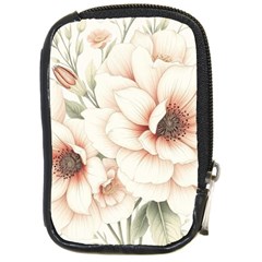 Floral Design 02 Compact Camera Leather Case