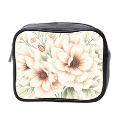 Floral Design 02 Mini Toiletries Bag (two Sides)