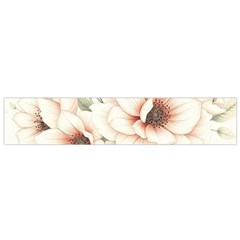 Floral Design 02 Small Premium Plush Fleece Scarf