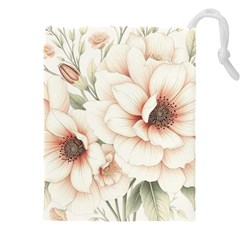 Floral Design 02 Drawstring Pouch (5xl)