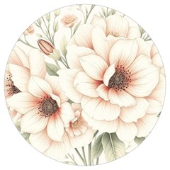 Floral Design 02 Round Trivet