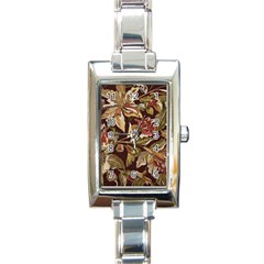 Firefly Floral Art For Print On Fabric; Fashion, Style, Handmade Design 87878 (4) Rectangle Italian Charm Watch