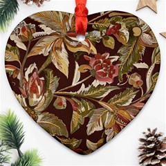 Firefly Floral Art For Print On Fabric; Fashion, Style, Handmade Design 87878 (4) Ornament (heart)