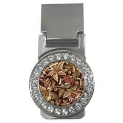 Firefly Floral Art For Print On Fabric; Fashion, Style, Handmade Design 87878 (4) Money Clips (cz) 