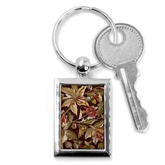 Firefly Floral Art For Print On Fabric; Fashion, Style, Handmade Design 87878 (4) Key Chain (rectangle)