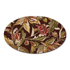 Firefly Floral Art For Print On Fabric; Fashion, Style, Handmade Design 87878 (4) Oval Magnet by myclothy