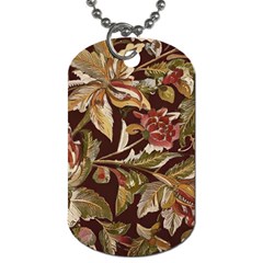 Firefly Floral Art For Print On Fabric; Fashion, Style, Handmade Design 87878 (4) Dog Tag (one Side)