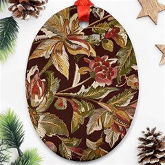 Firefly Floral Art For Print On Fabric; Fashion, Style, Handmade Design 87878 (4) Oval Ornament (two Sides)