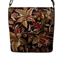 Firefly Floral Art For Print On Fabric; Fashion, Style, Handmade Design 87878 (4) Flap Closure Messenger Bag (l) by myclothy