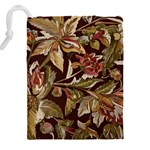 Floral Design 02 Drawstring Pouch (4XL) Back