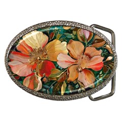  Floral Design 03 Belt Buckles