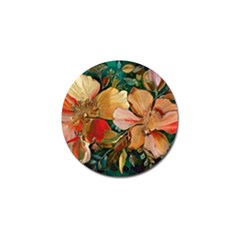  Floral Design 03 Golf Ball Marker (4 Pack)