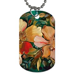  Floral Design 03 Dog Tag (two Sides)