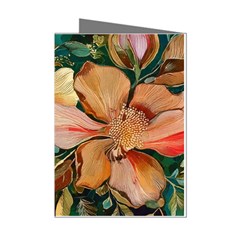  Floral Design 03 Mini Greeting Cards (pkg Of 8) by myclothy