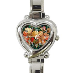  Floral Design 03 Heart Italian Charm Watch