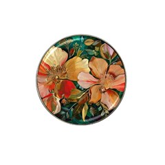  Floral Design 03 Hat Clip Ball Marker (4 Pack)